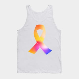 Autism Gradient Ribbon Tank Top